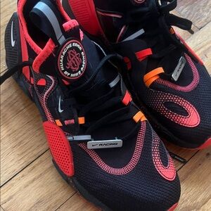 Nike Kids Black and Red Sneakers